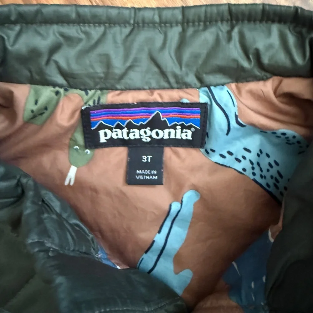 Patagonia Forest Green Quilted Jacket - Picture 5 of 8